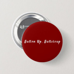 Klassisches Deep Red minimalistisches Design Pinba Button