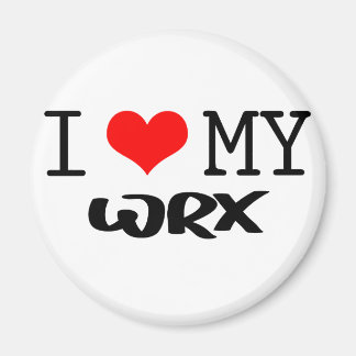 Klassisches Design "I Liebe My WRX" Magnet