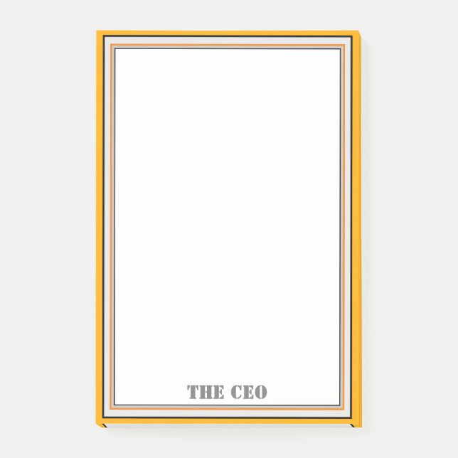 Klassisches Design Post-it Klebezettel (Vorderseite)