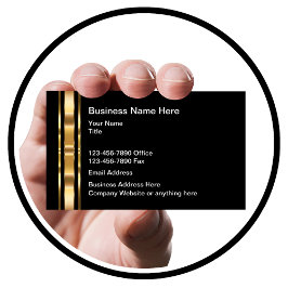 Klassisches Design von Business Cards Visitenkarte