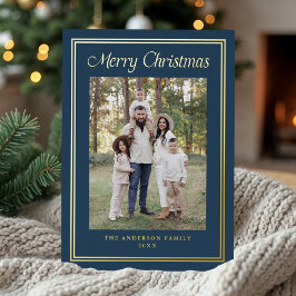 Klassisches Doppelgrenzenschiff 2 Foto Folien Feiertagskarte