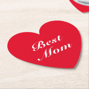 Klassisches Drehbuch mit der besten Mama - elegant Untersetzer