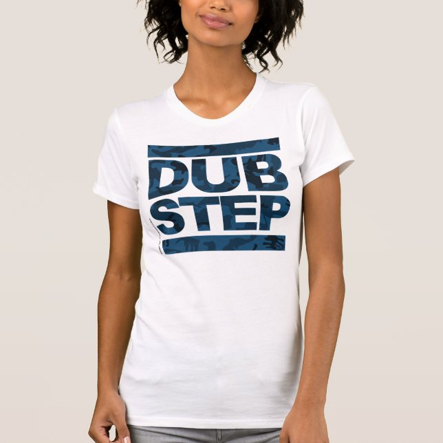 Klassisches Dubstep Camouflage-Quadrat T-Shirt (Vorderseite)