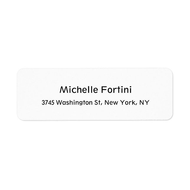 Klassisches Elegant Minimalistisch Schlicht (Vorne)