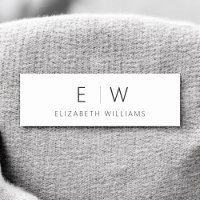 Klassisches Elegant Moderner Minimalistischer Mono