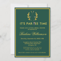 *Klassisches elegantes Golf-Thema-Brautabschiedspa