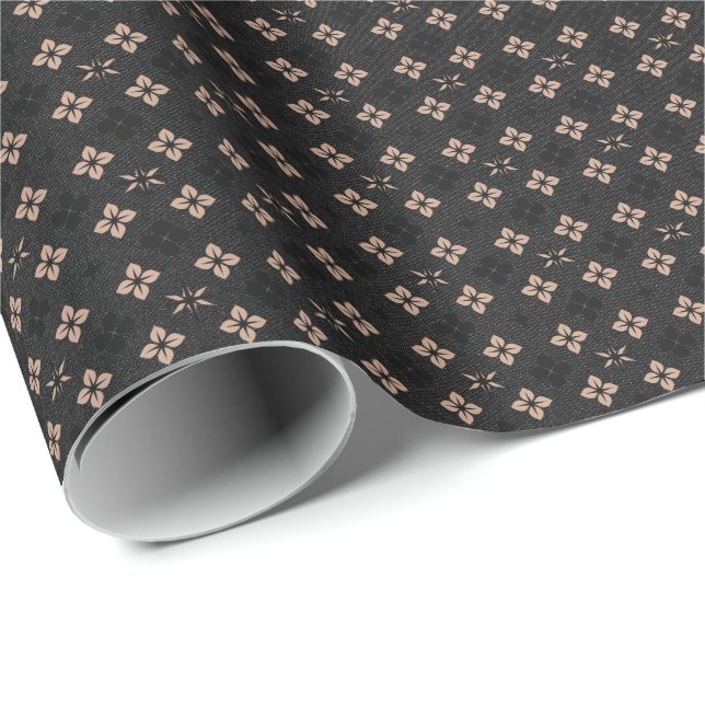 Klassisches elegantes modernes Muster Geschenkpapier (Rolleneckpunkt)