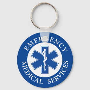 Klassisches EMT EMS Paramedic Symbol Schlüsselanhänger