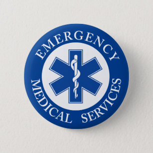 Klassisches EMT EMS Sanitäter-Symbol Button
