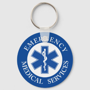 Klassisches EMT EMS Sanitäter-Symbol Schlüsselanhänger