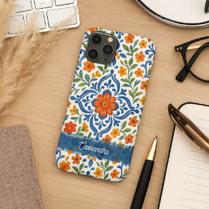 Klassisches ethnisches mediterranes florales Kunst iPhone 16 Pro Max Hülle