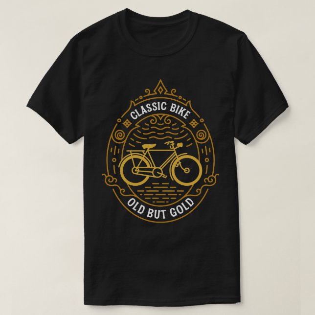 Klassisches Fahrrad T-Shirt (Design vorne)