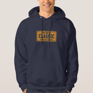 Klassisches Fahrzeug des antiken Fahrers Hoodie