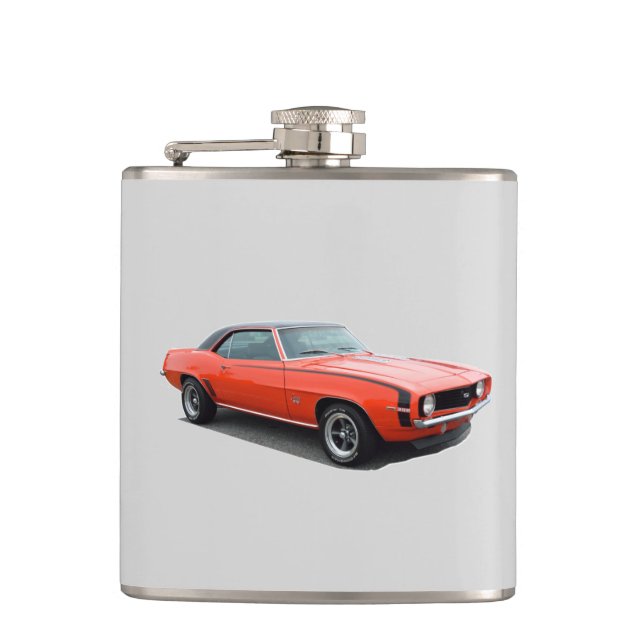 Klassisches Fahrzeugdesign Flachmann (Vorderseite)