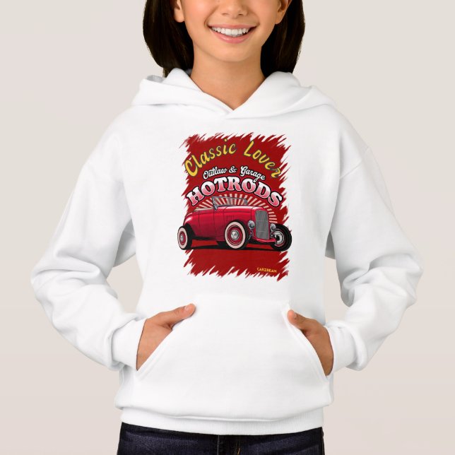 Klassisches Fahrzeugdesign Hoodie (Vorderseite)