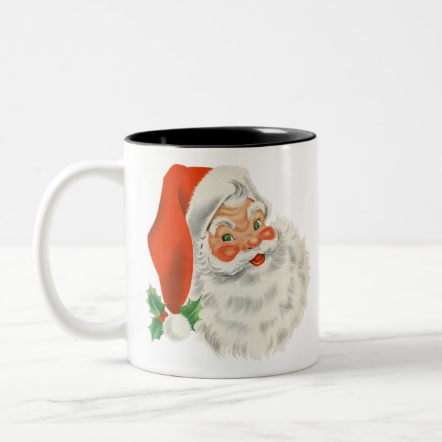 Klassisches festes Retro Zweifarbige Tasse (Links)