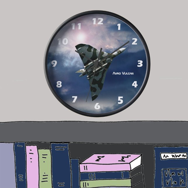 Klassisches Flugzeug, Avro Vulcan Delta Flügel, Ih Uhr (Von Creator hochgeladen)