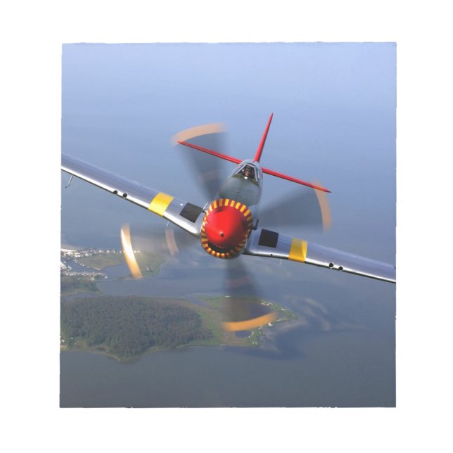 Klassisches Flugzeug Notizblock (Vorderseite)