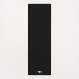 Klassisches Foto und Monogramm Yogamatte