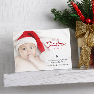 Klassisches Foto von unserem ersten Weihnachten al