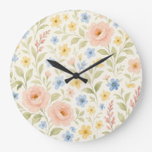 Klassisches französisches Blumenmuster des Shabby