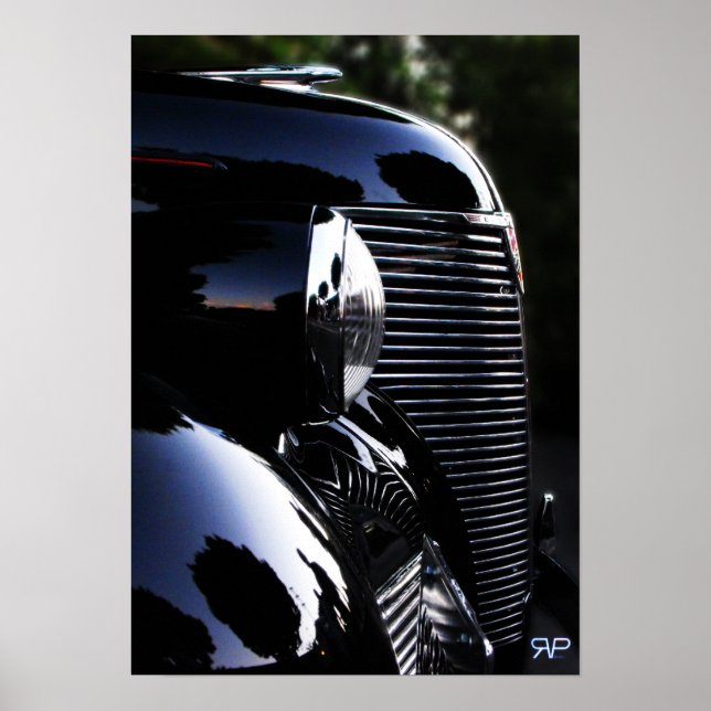 Klassisches Frisierte Auto Poster (Vorne)