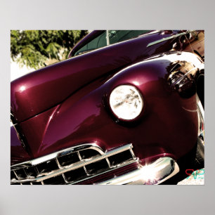 Klassisches frisiertes Auto Poster