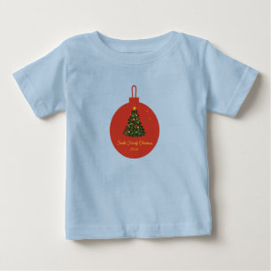 Klassisches Frohe Weihnachten Baby T-shirt