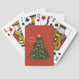 Klassisches Frohe Weihnachten Spielkarten