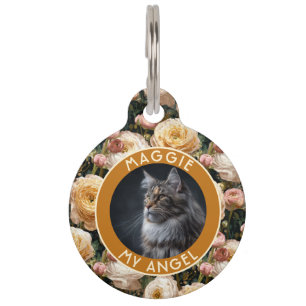 Klassisches Fur-Dad-Geschenk-Ranunculus-Druck Haustiermarke