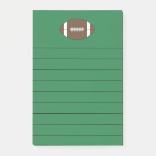 Klassisches Fußball-Sport-Notizbuch-Geschenk Post-it Klebezettel