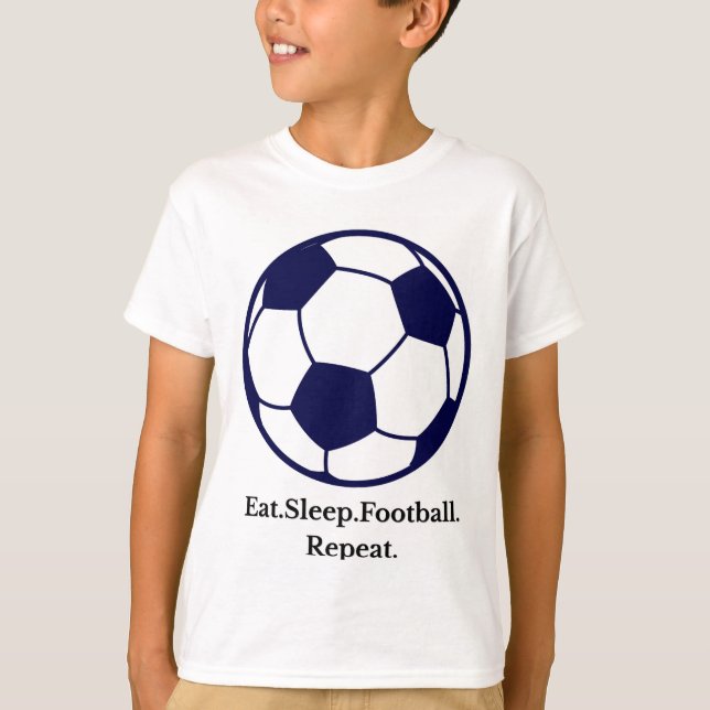 Klassisches Fußball-Zitat Grafik T-Shirt (Vorderseite)