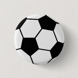 Klassisches Fußballgrafik Traditioneller Sportfan Button