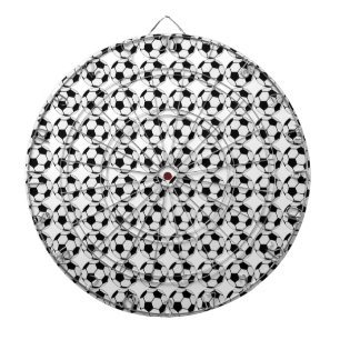 Klassisches Fußballgrafik Traditioneller Sportfan Dartscheibe