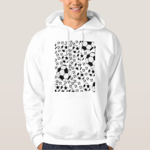 Klassisches Fußballgrafik Traditioneller Sportfan Hoodie