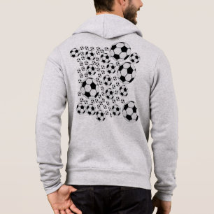 Klassisches Fußballgrafik Traditioneller Sportfan Hoodie