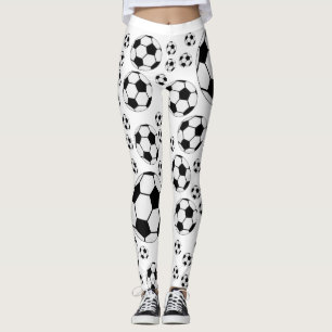 Klassisches Fußballgrafik Traditioneller Sportfan Leggings