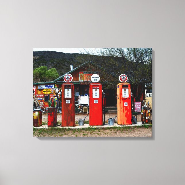 Klassisches Gasmuseum, New Mexico Leinwanddruck (Vorderseite)