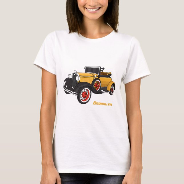 Klassisches gelbes Auto 1931 T-Shirt (Vorderseite)