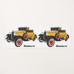 Klassisches gelbes Auto 1931 Yogamatte