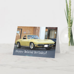 Klassisches gelbes Vette Karte