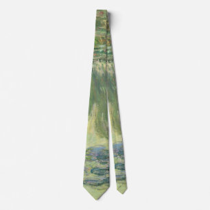 Klassisches Gemälde von Claude Monet, Seerosen (19 Krawatte
