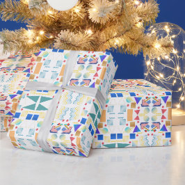 Klassisches geometrisches abstraktes Muster der 19 Geschenkpapier