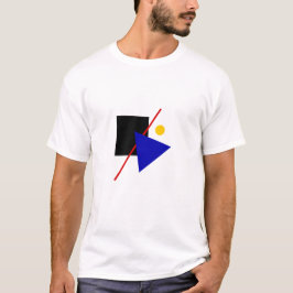 Klassisches geometrisches Bauhaus-Design T-Shirt