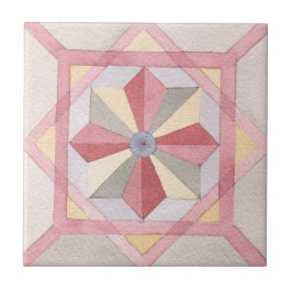 Klassisches geometrisches Muster Fliese