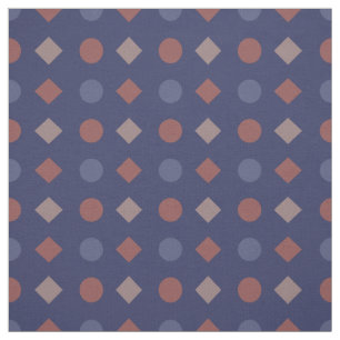 Klassisches geometrisches Muster für Diamantpunkte Stoff