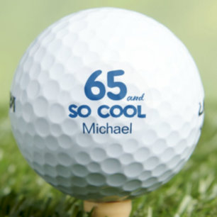 Klassisches Geschenk zum 65. Geburtstag - 60 und s Golfball