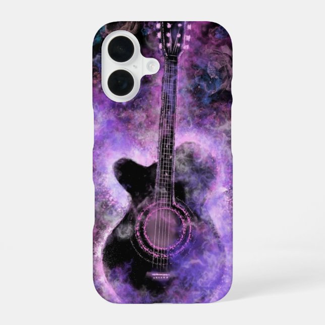 Klassisches Gitarre iPhone-Hülle iPhone 16 Hülle (Rückseite)