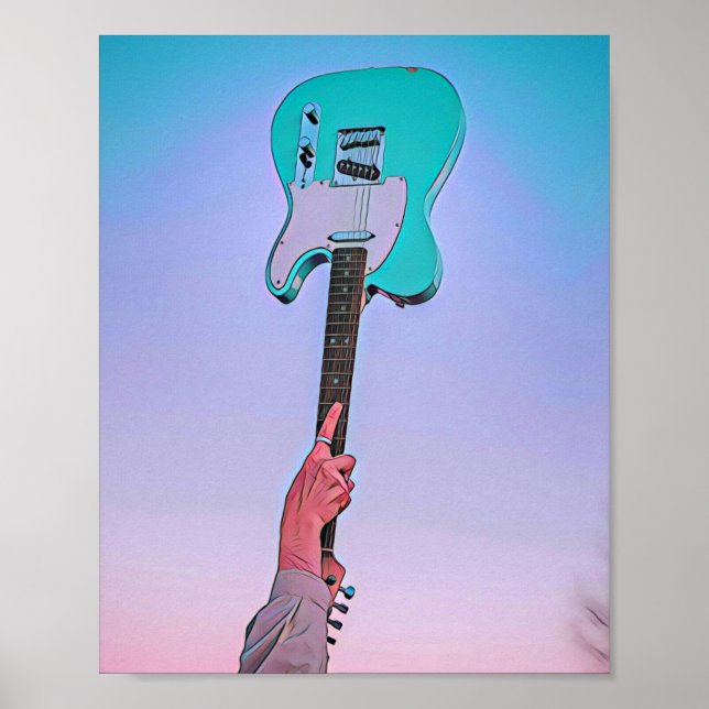 Klassisches Gitarrenwerk Poster (Vorne)