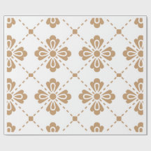 "Klassisches Gitter" Elegantes Blumenmuster-Gesche
